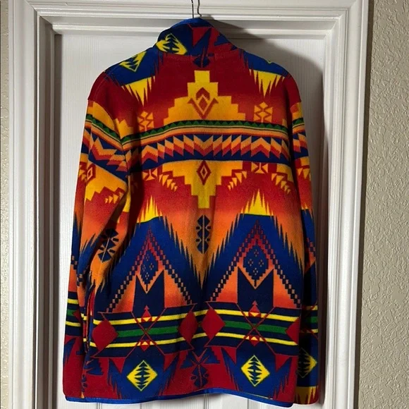 Vintage Ralph Lauren Colorful Southwest Pattern Fleece - Picture 4 of 4
